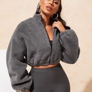 COPY - Shein Zip Up Teddy Jacket